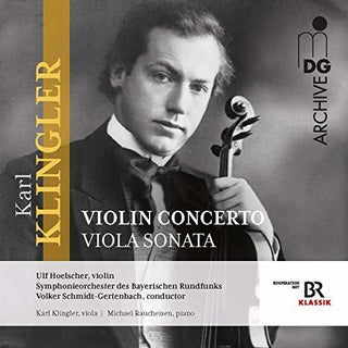 the album cover for Klingler / Raucheisen - Concerto for Violin & Orch / Sonata Viola & Piano