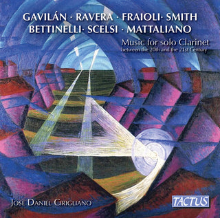 the album cover for Bettinelli / Cirigliano - Music Solo Clarinet Between 20th & 21st Century