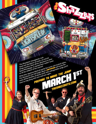 the album cover for Shazzbots - Lightspeed!