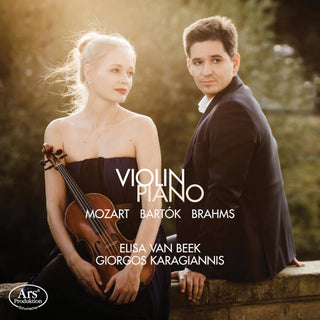 the album cover for Bartok / Beek / Karagiannis - Violin Piano