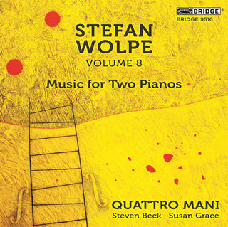 the album cover for Wolpe / Quattro Mani - Music for Two Pianos 8