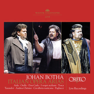 the album cover for Giordano / Botha - Italian Opera Arias