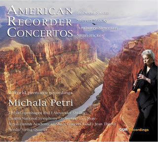 the album cover for Hickey / Petri - American Recorder Concertos