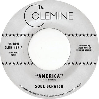 the album cover for Soul Scratch - America