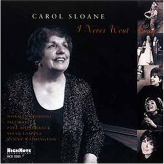 the album cover for Carol Sloane - I Never Went Away