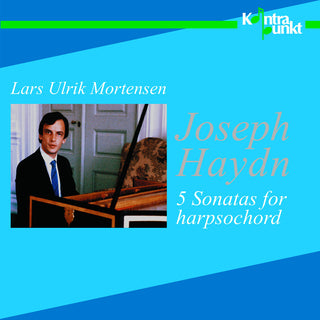 the album cover for Haydn / Mortensen - 5 Sonatas for Harpsichord