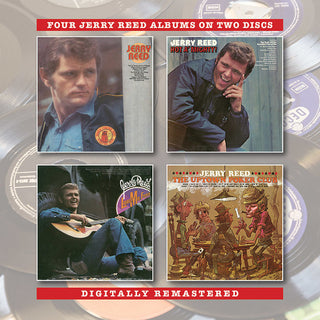 the album cover for Jerry Reed - Jerry Reed / Hot A Mighty / Lord Mr Ford / Uptown Poker Club