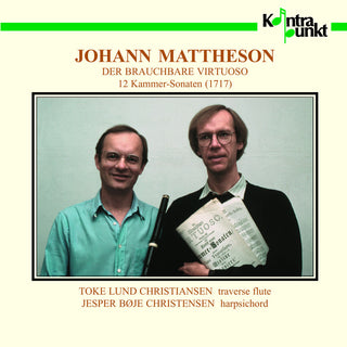the album cover for Mattheson / Christiansen - 12 Flute Sonatas