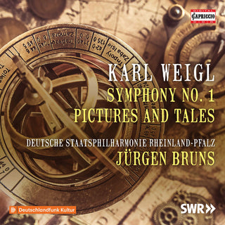the album cover for Weigl / Bruns - Symphony 1