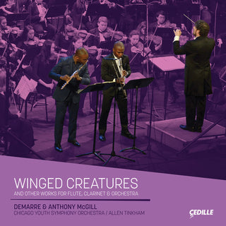 the album cover for Abels / Chicago Youth Symphony Orch / Tinkham - Winged Creatures
