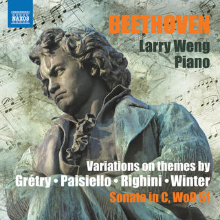 the album cover for Beethoven / Weng - Variations on Themes