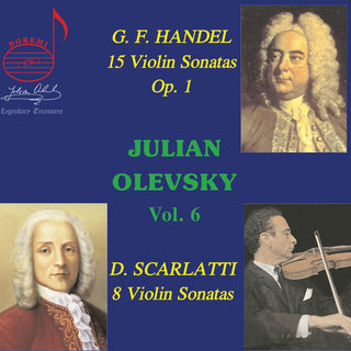 the album cover for Handel / Olevsky / Ormandy - Julian Olevsky 6