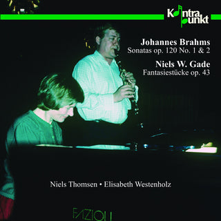 the album cover for Brahms / Thomsen / Westenholz - Sonatas, Opus 120