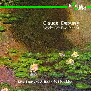 the album cover for Debussy / Lonskov & Llambias - Works for 2 Pianos