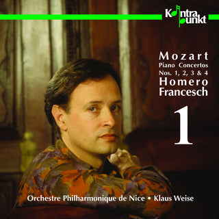 the album cover for Mozart / Francesch / Weise - Piano Concertos 1-4