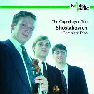 the album cover for Shostakovich / Copenhagen Trio - Complete Trios