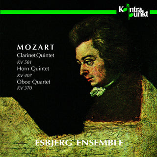 the album cover for Mozart / Esbjerg Ensemble - Clarinet QNT / Horn QNT / Oboe QNT