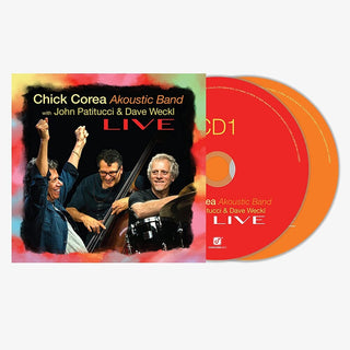 the album cover for Chick Corea Akoustic Band - Live [2CD]