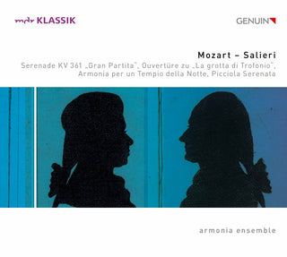 the album cover for Mozart / Armonia Ensemble - Mozart & Salieri