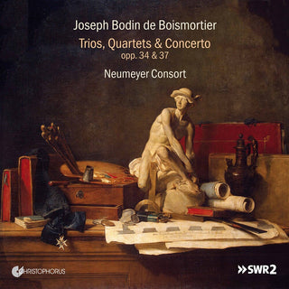 the album cover for Boismortier / Neumeyer Consort - Trios Quartets & Concerto