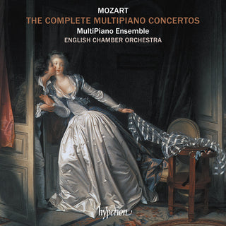 the album cover for Multipiano Ensemble / English Chamber Orchestra - Mozart: The Complete Multipiano Concertos