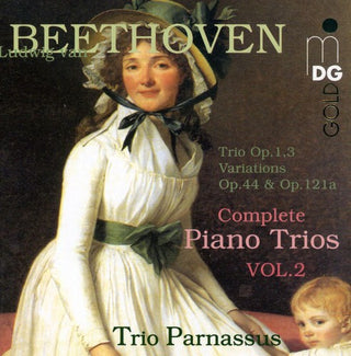 the album cover for L.V. Beethoven - Piano Trios 2