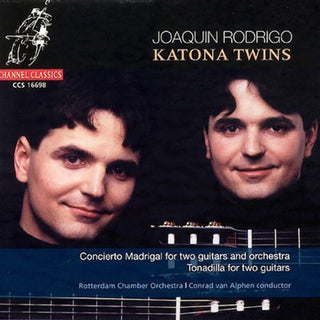 the album cover for Katona Twins - Concierto Madrigal: Guitar Works