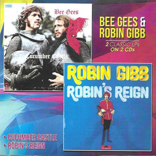 the album cover for Bee Gees / Robin Gibb - CUCUMBER CASTLE / ROBIN'S REIGN