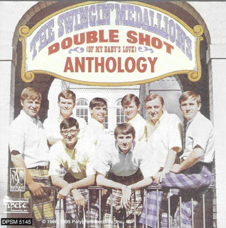 the album cover for Swingin Medallions - Anthology