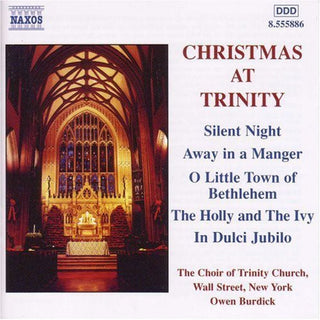 the album cover for Stephan Adams - Christmas at Trinity