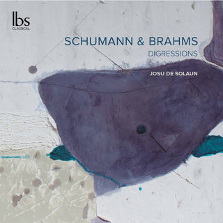 the album cover for Brahms / Solaun - Digressions