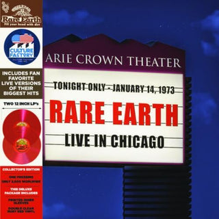 Rare Earth- Live in Chicago (Indie Exclusive) (Red Translucent Vinyl)