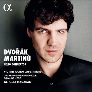 the album cover for Dvorak / Madaras - Cello Concertos