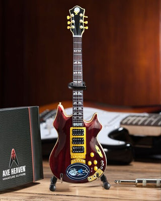 Axe Heaven Jerry Garcia Rosebud Tribute Mini Guitar Replica Officially Licensed JG-149