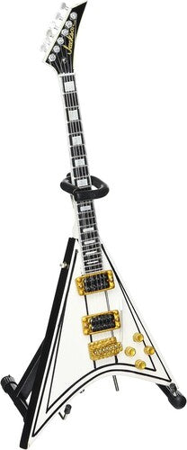 Axe Heaven- Signature White Flying V 10 Inch Miniature Guitar Replica Collectible (Large Item, Collectible, Figure)