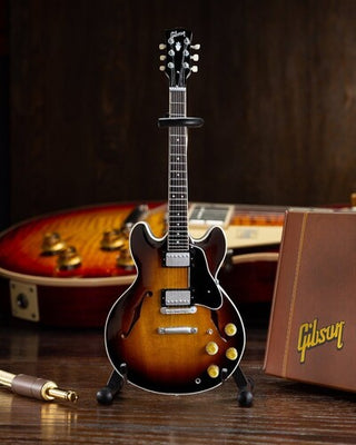 Axe Heaven- Gibson ES-335 Vintage Sunburst 10 Inch Miniature Guitar Replica Collectible (Large Item, Collectible, Figure)