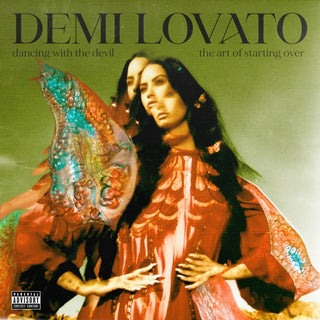 the album cover for Demi Lovato - Dancing With The Devil...The Art Of Starting Over