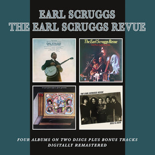 the album cover for Earl Scruggs  / Earl Scruggs Revue - I Saw The Light With Some Help From My Friends