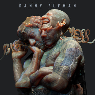 the album cover for Danny Elfman - Big Mess [Black + White Explosion / Opaque Sky Blue 2LP]