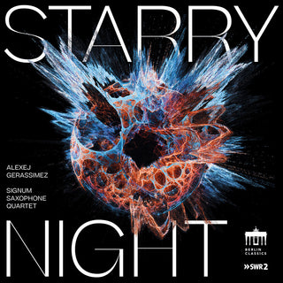 the album cover for Debussy / Gerassimez / Signum Saxophone - Starry Night