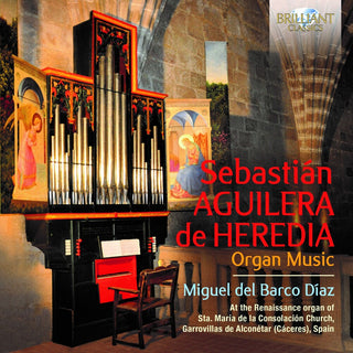the album cover for De Heredia / Diaz - Organ Music