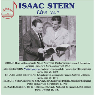 the album cover for Isaac Stern Live 7 / Various (2pk) - Isaac Stern Live 7 / Various (2pk)
