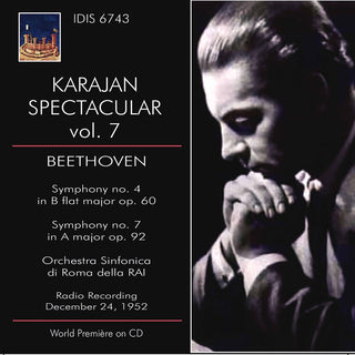 the album cover for Beethoven / Karajan - Karajan Spectacular 7