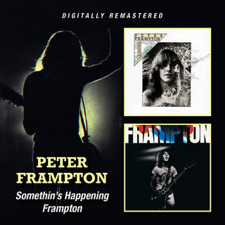 the album cover for Peter Frampton - Somethin's Happening / Frampton [Import]