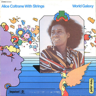 the album cover for Alice Coltrane - World Galaxy (SHM-CD)