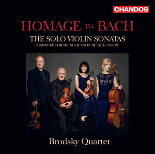 the album cover for J Bach .S. / Brodsky Quartet - Homage To Bach