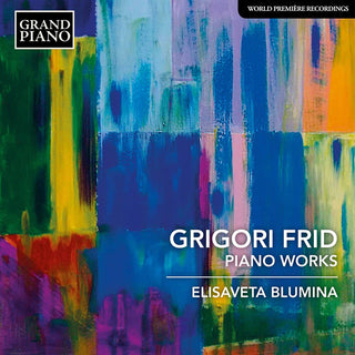 the album cover for Frid / Blumina / Sint - Piano Works