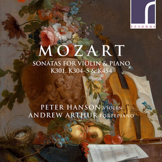 the album cover for Peter Hanson - Sonatas for Violin & Piano