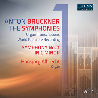the album cover for Bruckner / Albrecht - Symphonies 1