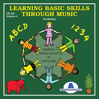 the album cover for Hap Palmer - Learning Basic Skills Through Music-Vocabulary